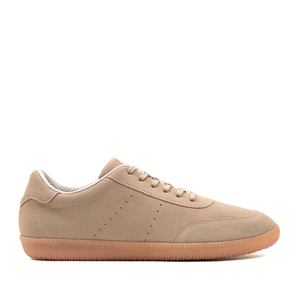 Prabu - Sepatu Kulit Suede Sneakers Pria Fendi Beige