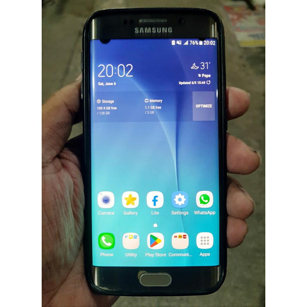 Samsung S6 Edge Varian Tertinggi (3/128)