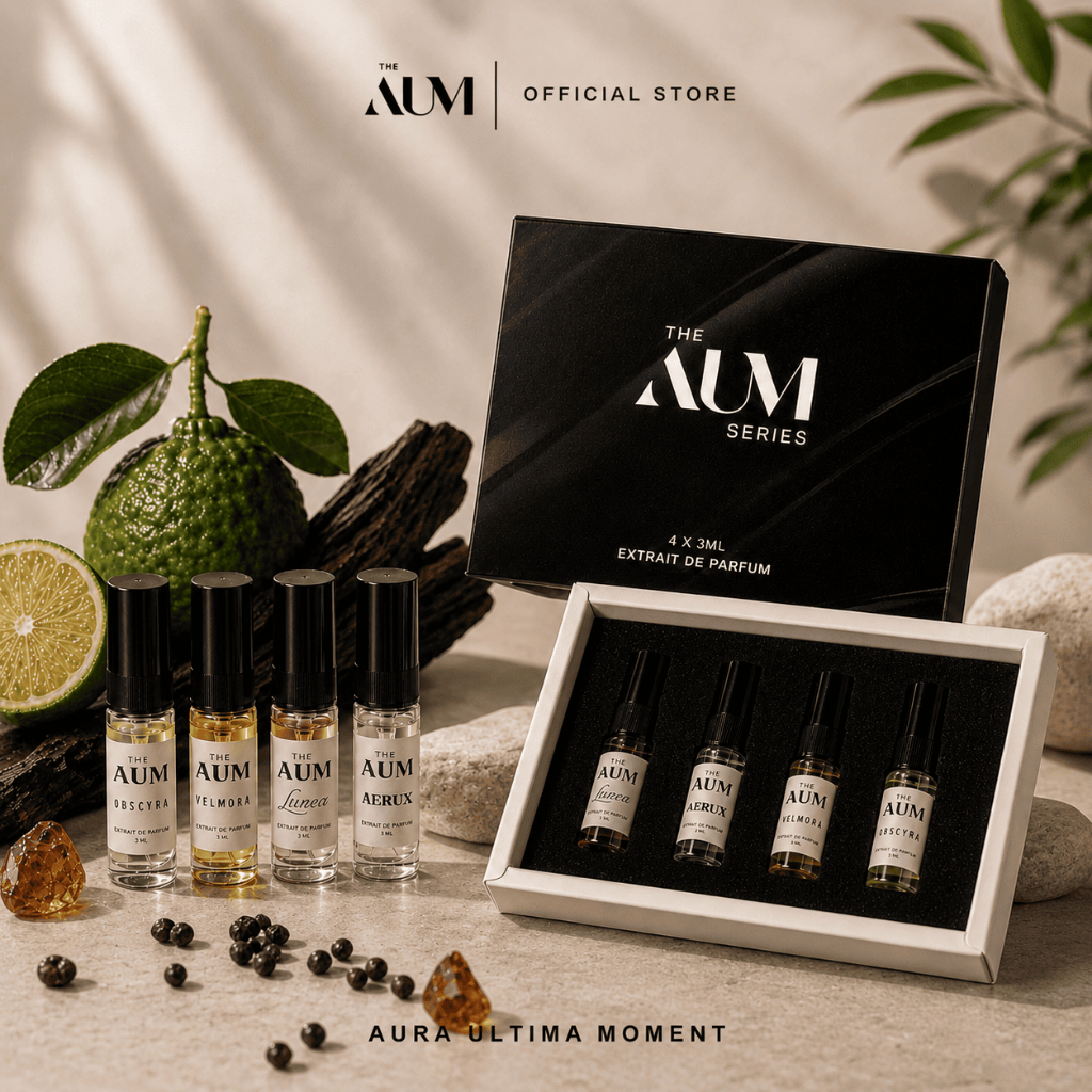 THE AUM SERIES | Sample Parfum | Paket Tester Parfum Wangi Tahan Lama | Extrait De Parfum