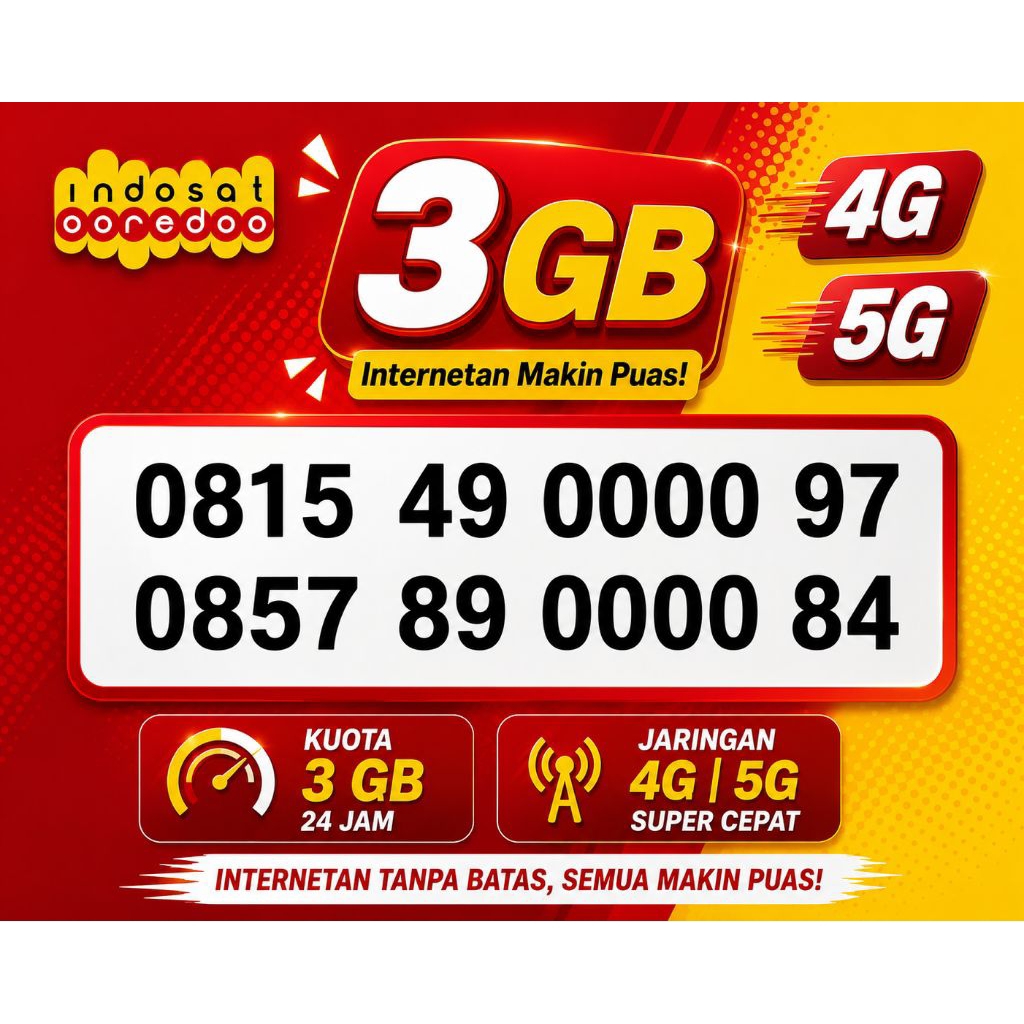 nomor cantik indosat 0000 langka