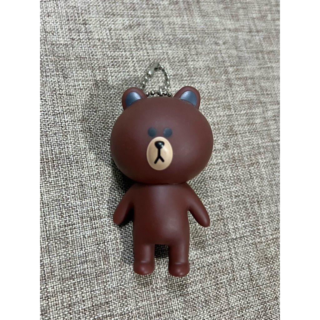 LINE Friend Brown Keychain