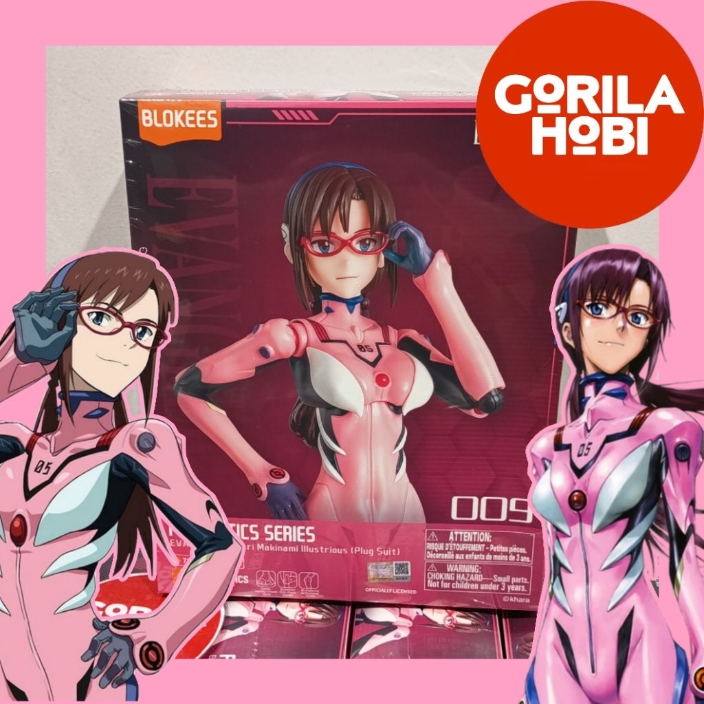 BLOKEES EVANGELION FANTASTICS SERIES EVANGELION MARI MAKINAMI ILLUSTRIOUS (PLUG SUIT) figure model k