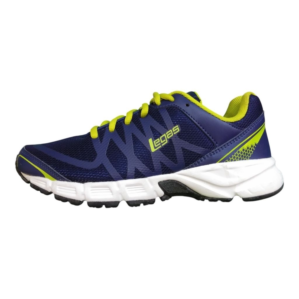 Sepatu League Legas Evo LA M Blue Running Shoes Pria Wanita Original