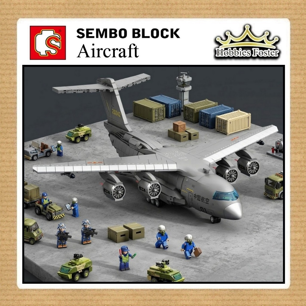 HBF Sembo Block Military Cargo Air Craft - Pesawat Kargo Militer Perang