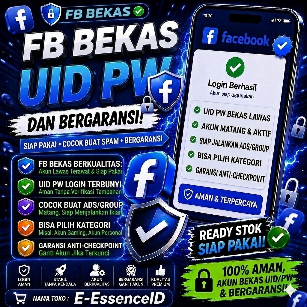 FB BEKAS UID PW | COCOK UNTUK SPAM | BERGARANSI