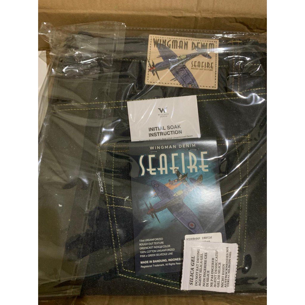 Wingman Seafire Celana Denim Jeans ukuran 36 regular straight