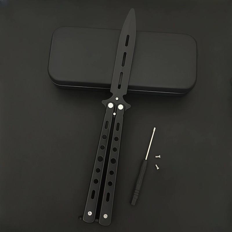 Mainan Pisau Latihan Balisong Model CSGO - Aksesori Koleksi Gamer Valorant Siap Kirim