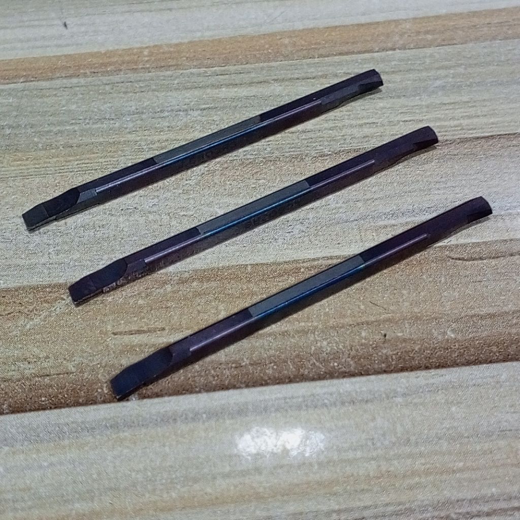 Holder boring bubut kecil as 4mm carbide mata pisau lubang dalam second bekas