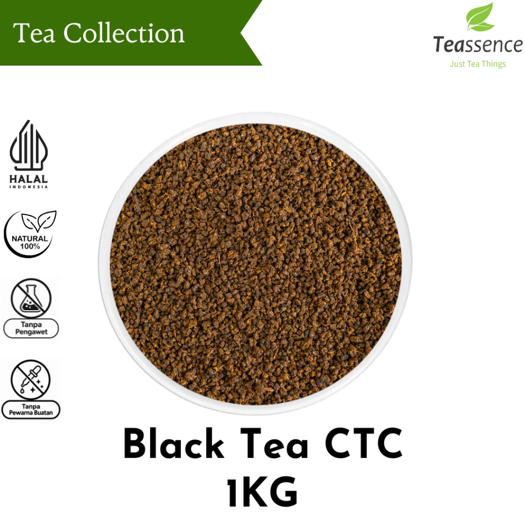 Black Tea CTC Indonesia / Teh Black Tea CTC Indonesia / Teh Hitam CTC / Teh Tarik / Chai Latte /Milk