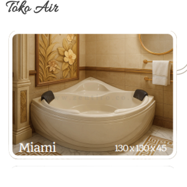 Bathtub Zentiro Sudut/ CORNER | BATHTUB SUDUT ZENTIRO MIAMI