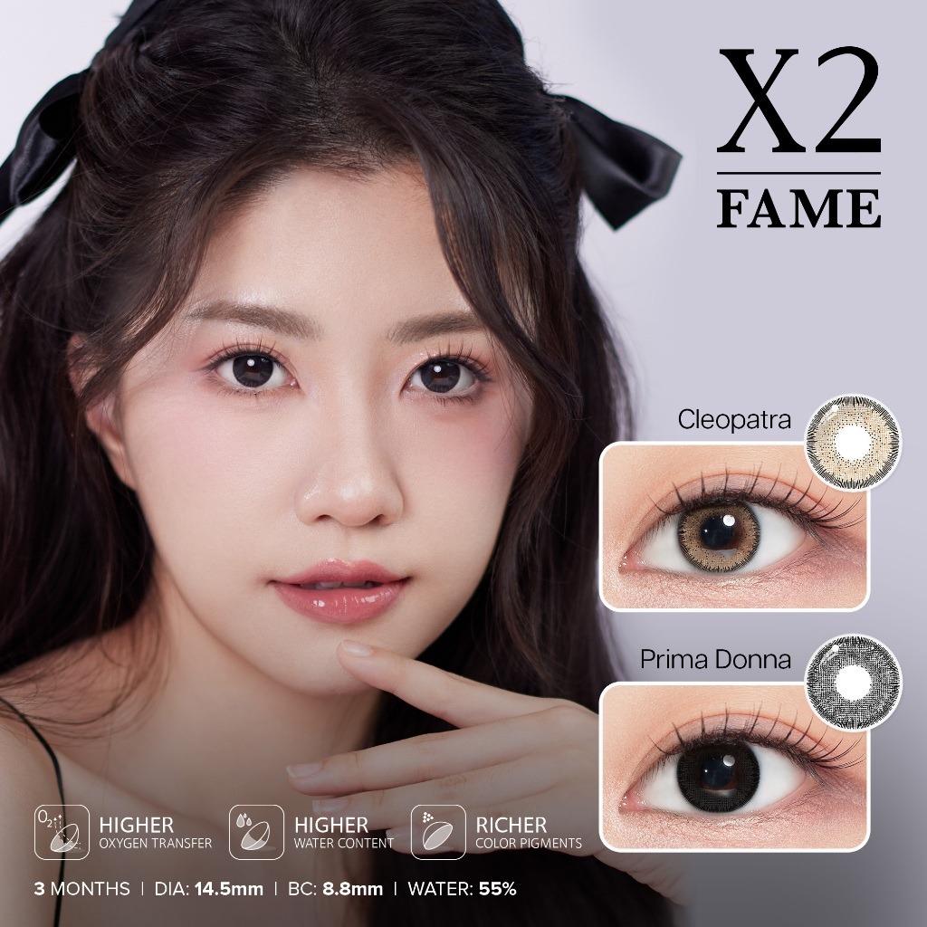 Optik Express - Softlens X2 Fame X Inul Daratista Normal & Minus | Softlens X2 Fame Normal | X2 Fame