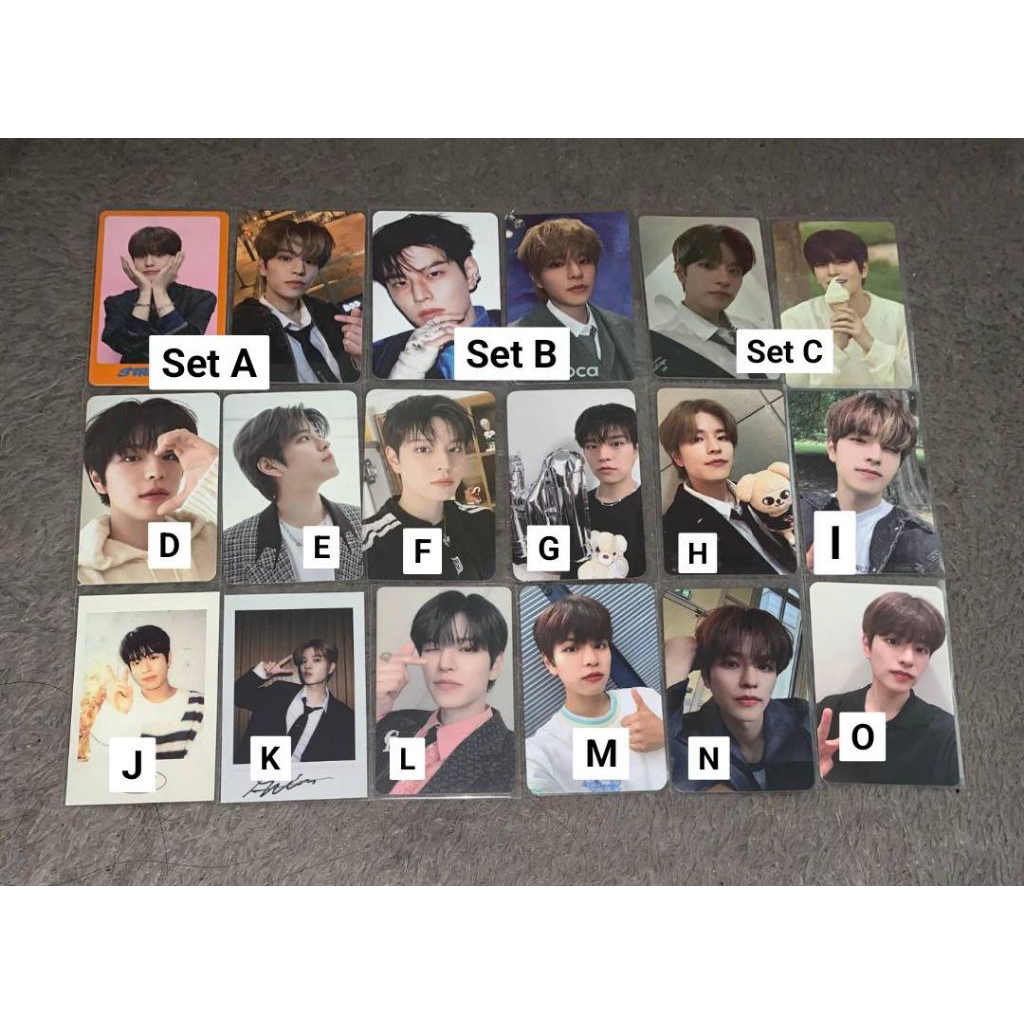 Photocard PC Seungmin Stray Kids Seungmin Wink MMT Noeasy Seungmin Starriver Seungmin Mecima Noeasy 