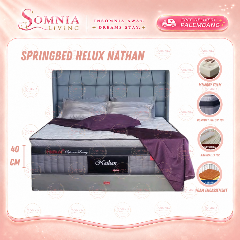 Springbed Helux Nathan | Springbed Kasur Matras Helux Murah Palembang | Furniture Murah Palembang