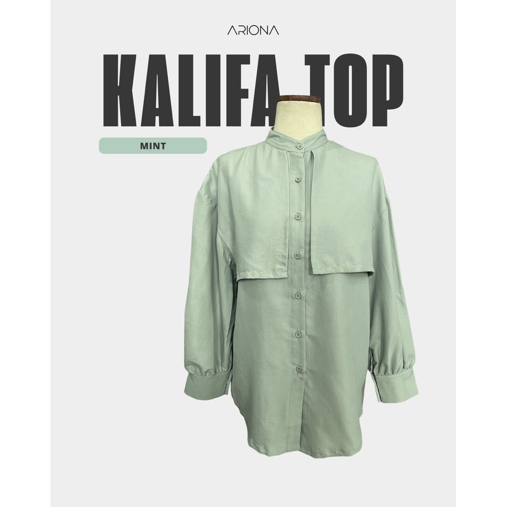 Ariona - Kemeja Basic Kalifa Top