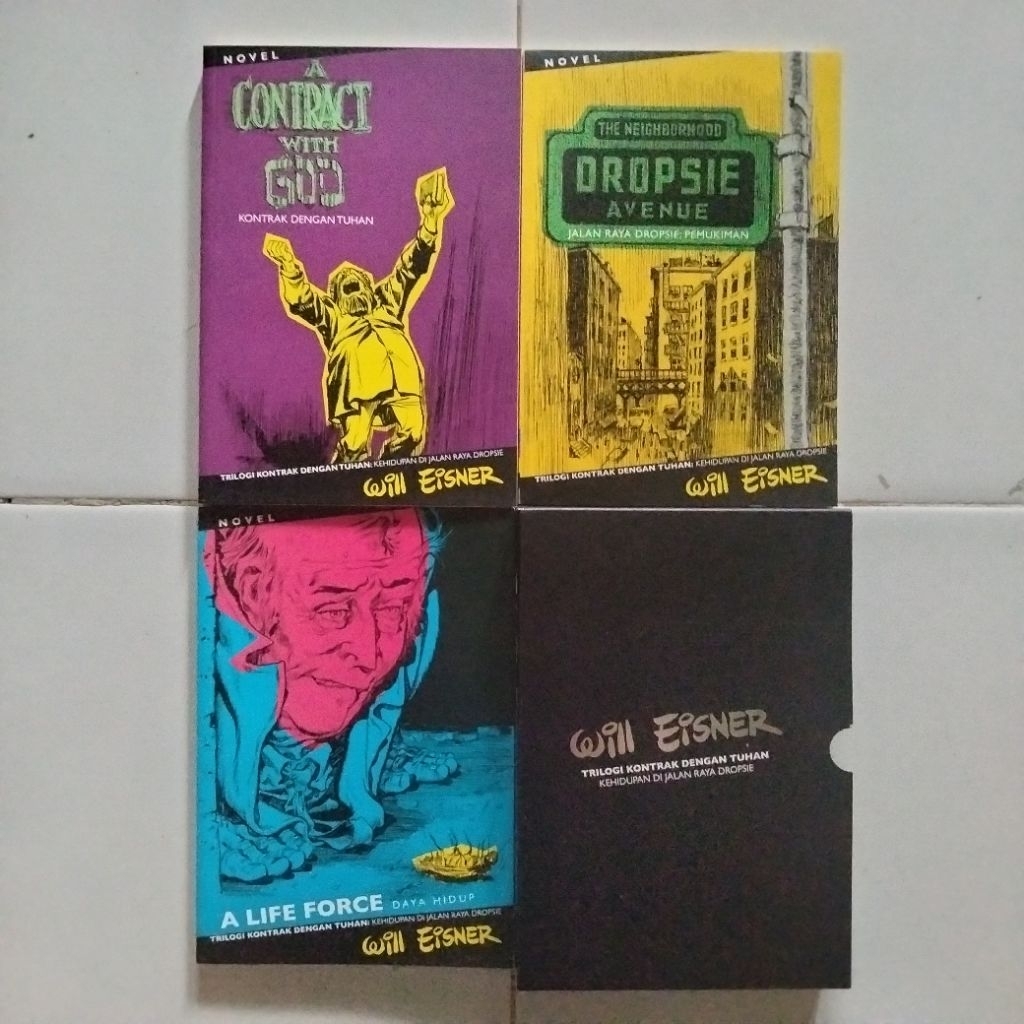 Boxset Novel Grafis A Contract with God - Kontrak dengan Tuhan - Will Eisner - Nalar