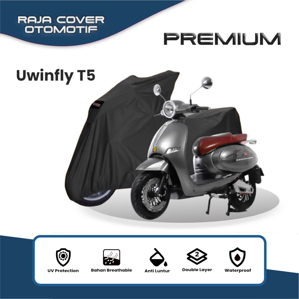 Selimut Sarung Motor Sepeda Listrik Uwinfly T5 Super Cover Motor Outdoor