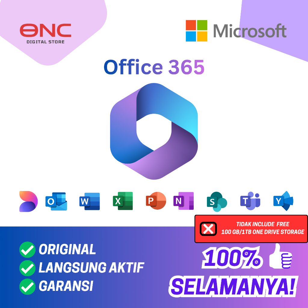 Microsoft 365 [1 DEVICE ONLY] - ORIGINAL 100% | LIFETIME WARRANTY