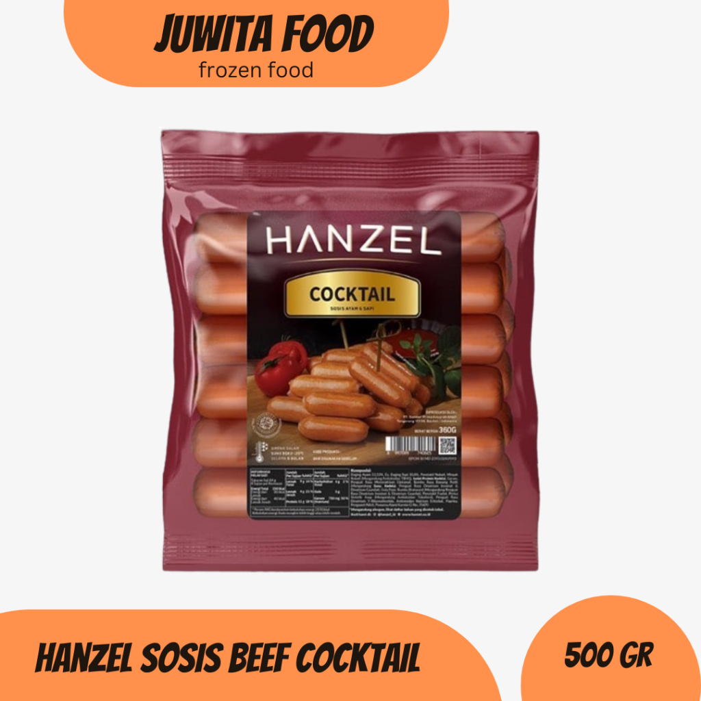 Hanzel Sosis Cocktail 500gr