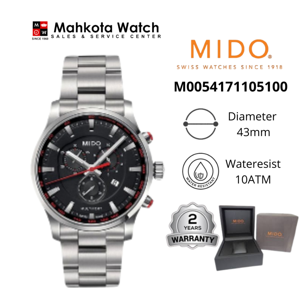 MIDO M0054171105100 JAM TANGAN PRIA ORIGINAL