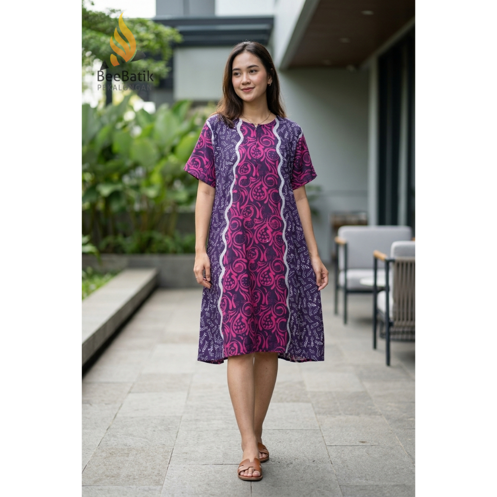 Daster Batik Rayon Soft Terbaru Ori BeeBatik Pekalongan