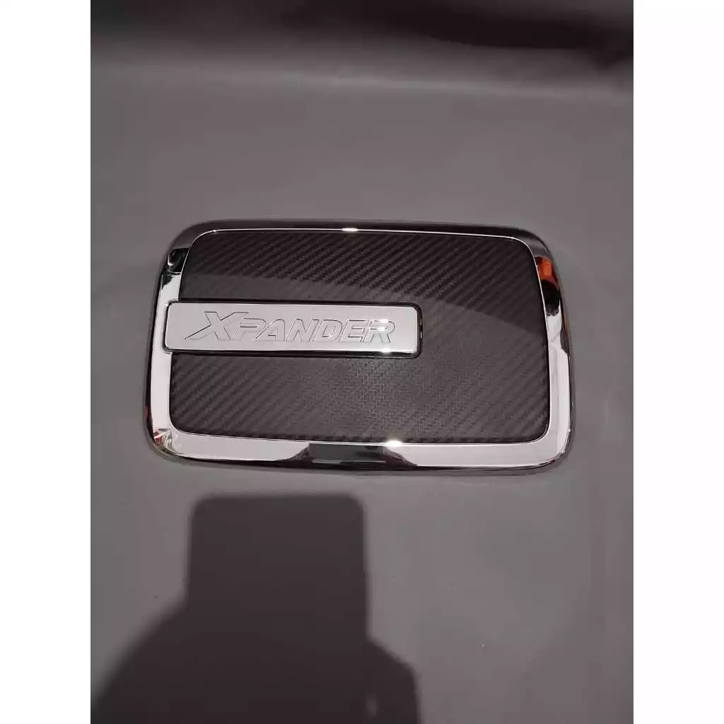 Tank Cover Xpander Ori Carbon Lis Chrome