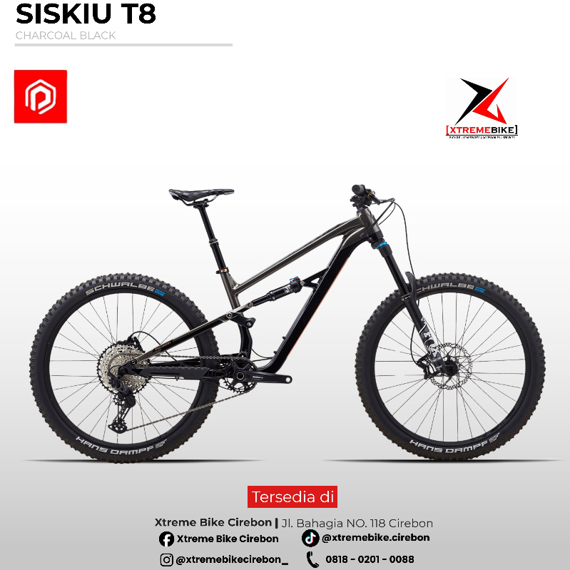 Polygon Sepeda Gunung Siskiu T8 - Full Suspension MTB Siap Offroad & Trail