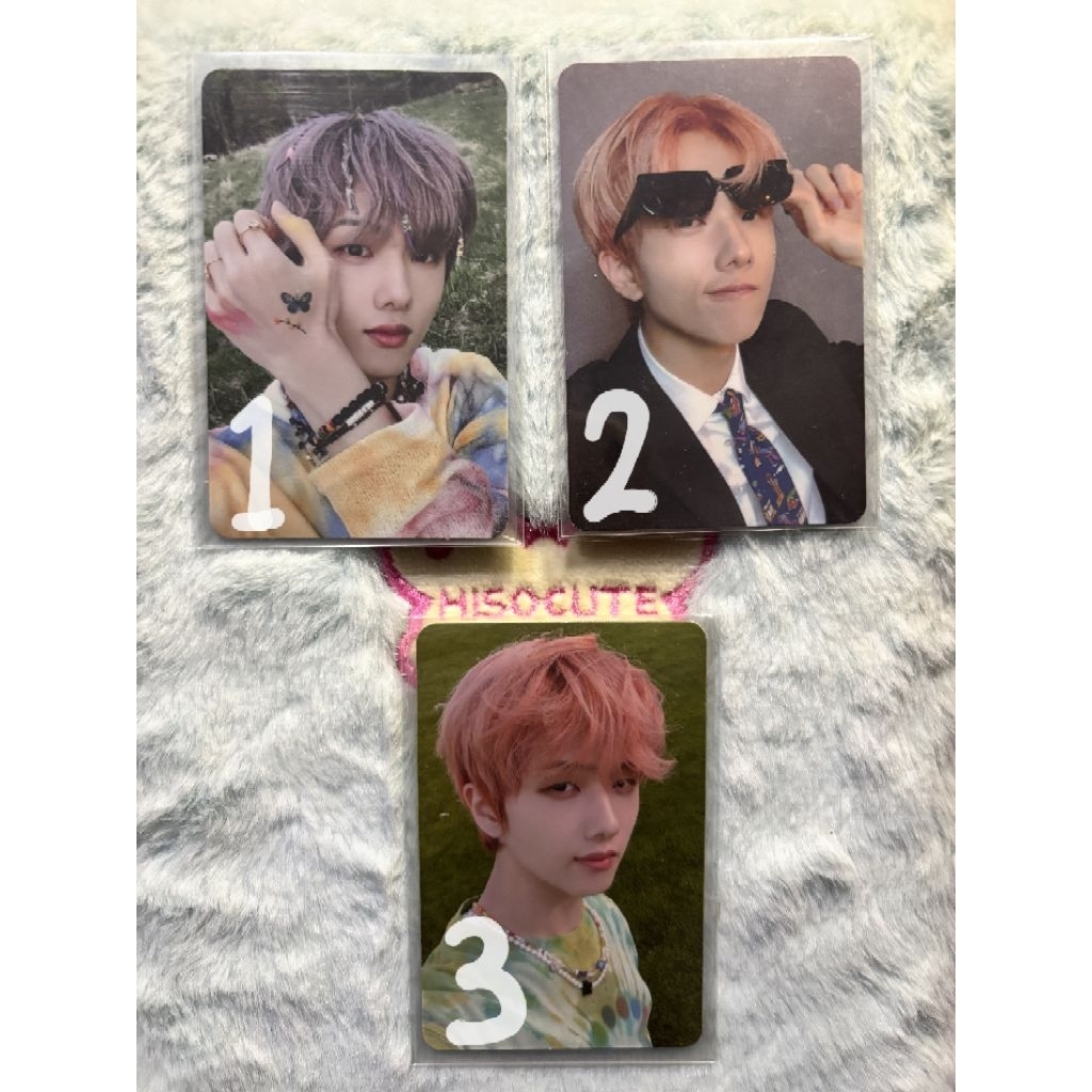 Photocard official jisung NCT hello future dream agent ver. & future ver. (jisung nabi)