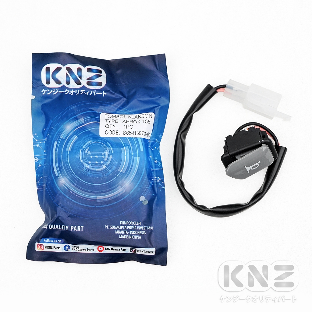 TOMBOL KLAKSON AEROX 155 KNZ