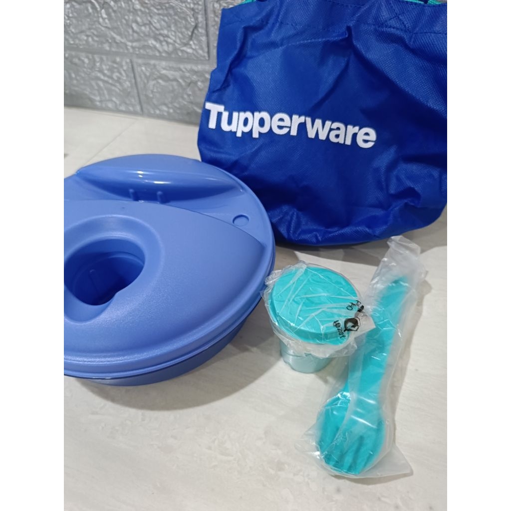Fashionista Tupperware Lunch Box Kerja Anak Sekolah