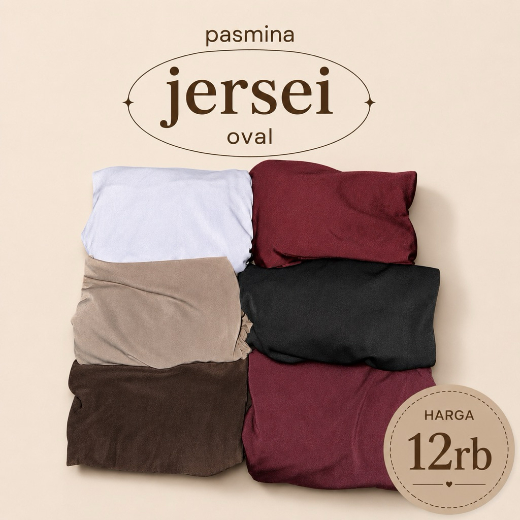 Hijab Pasmina Jersei