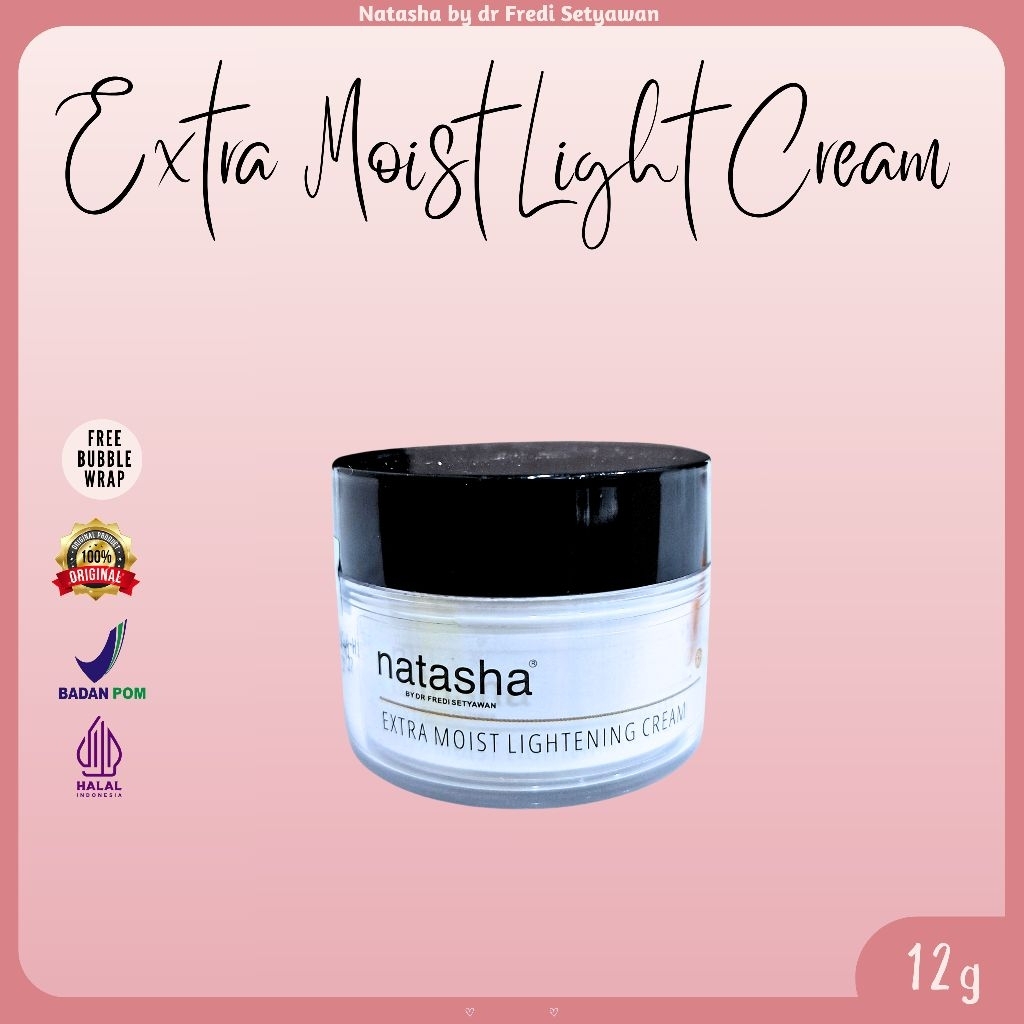 NATASHA Extra Moist Lightening Cream, Krim Pagi Natasha, Krim Pencerahan