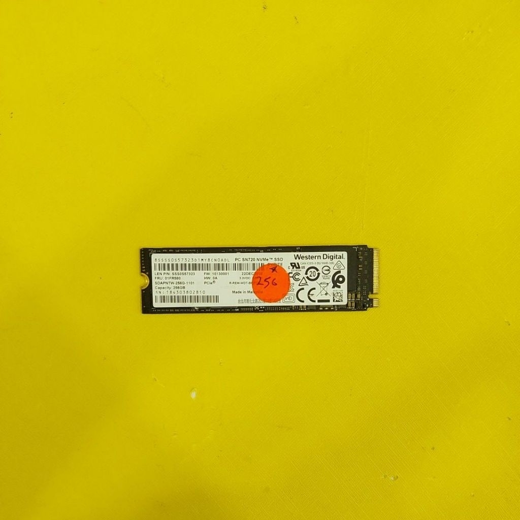 SSD NVME WD 256GB COPOTAN LAPTOP