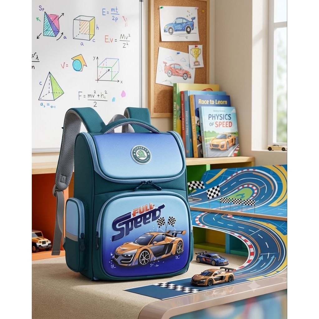 Tas Ransel tabung korea supreme SD kuromi littlepony super car astro