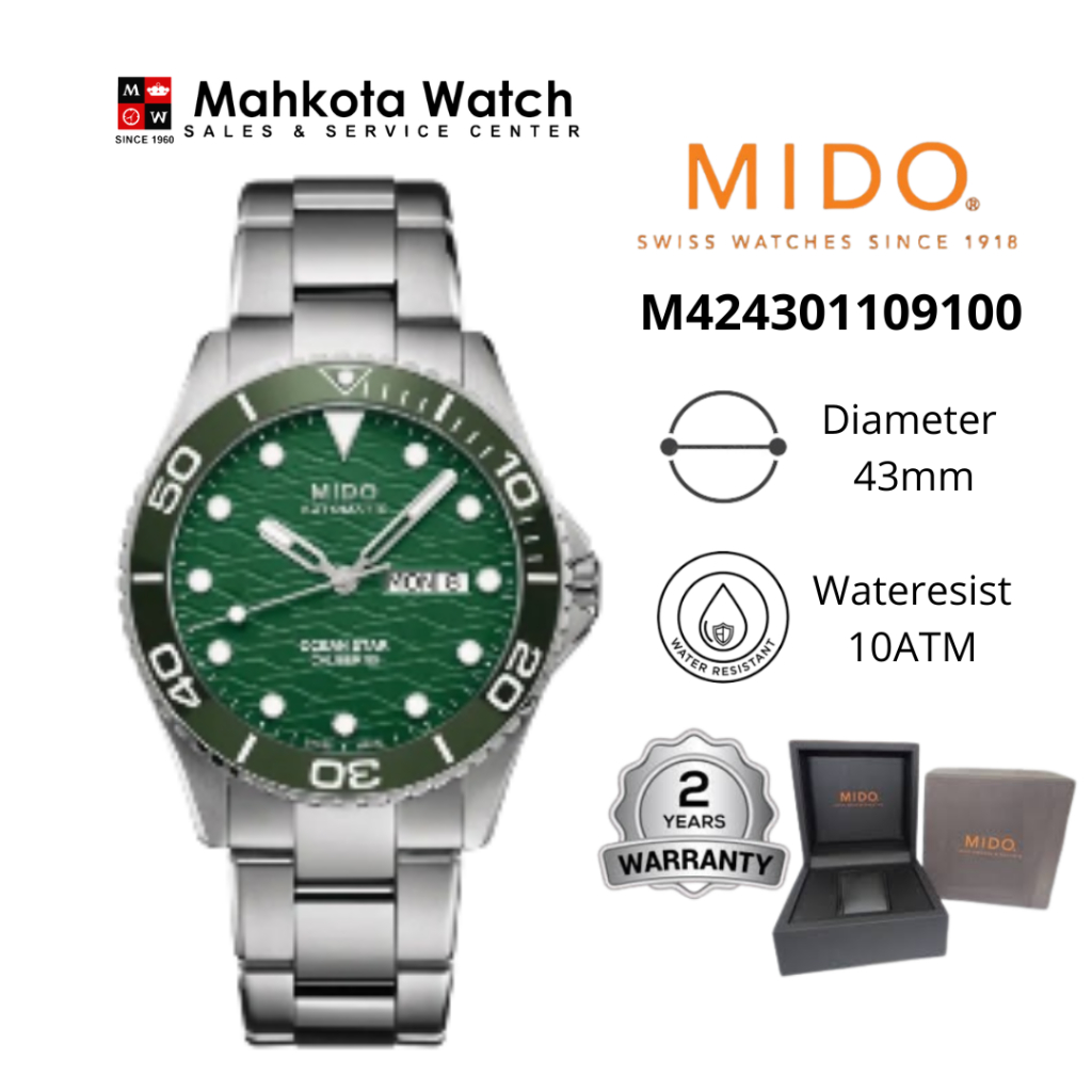 JAM TANGAN PRIA MIDO AUTOMATIC M0424301109100 ORIGINAL