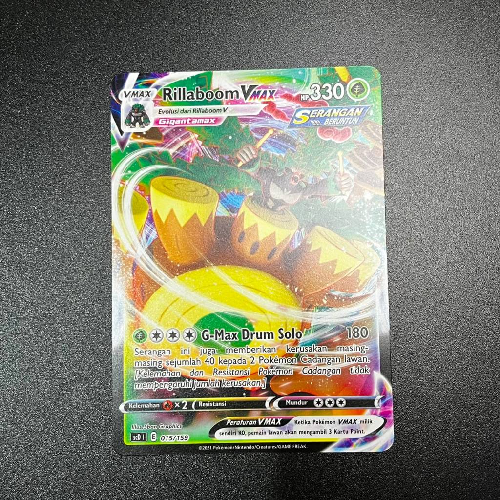 Rillaboom Vmax - scD - Kartu Pokemon Indonesia