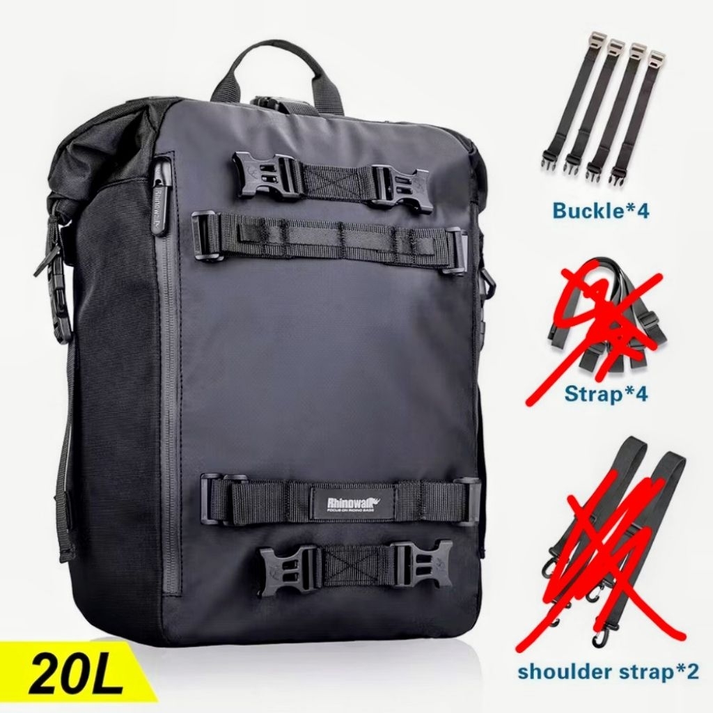 Rhinowalk Tas Touring Sepeda / Sepeda Motor 20L MT21620 Preloved - Bekas