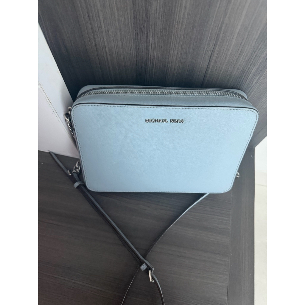 Tas Wanita Michael Kors Blue Sling Bag
