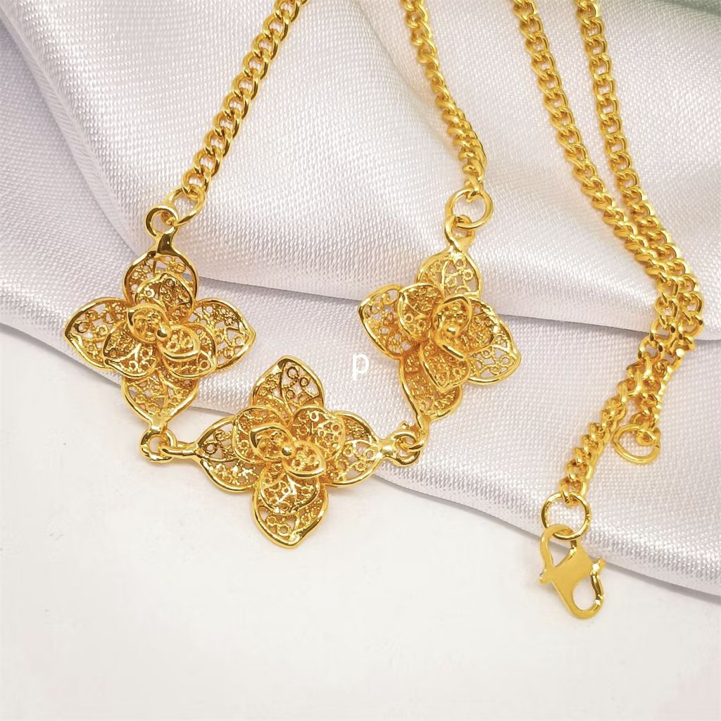 set kalung bunga kendari