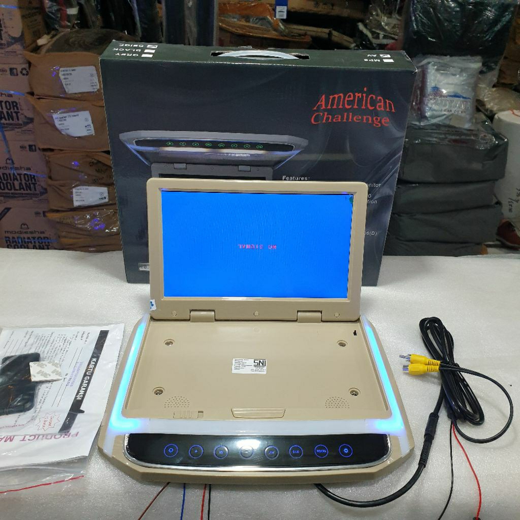 Tv Monitor Plafon American Challange layar 10 in / Tv Plafon American Challange TV roof monitor