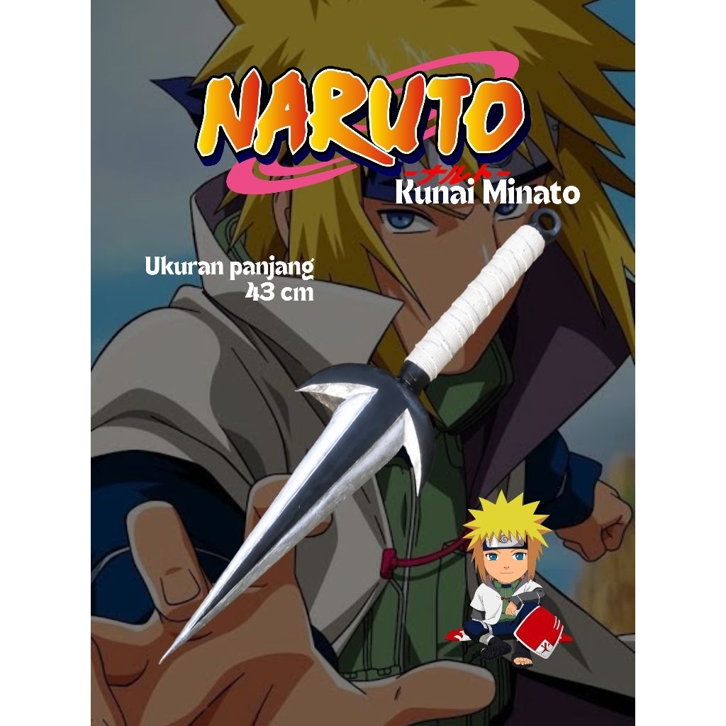 Display Anime Style Kunai Minato 43 cm untuk koleksi
