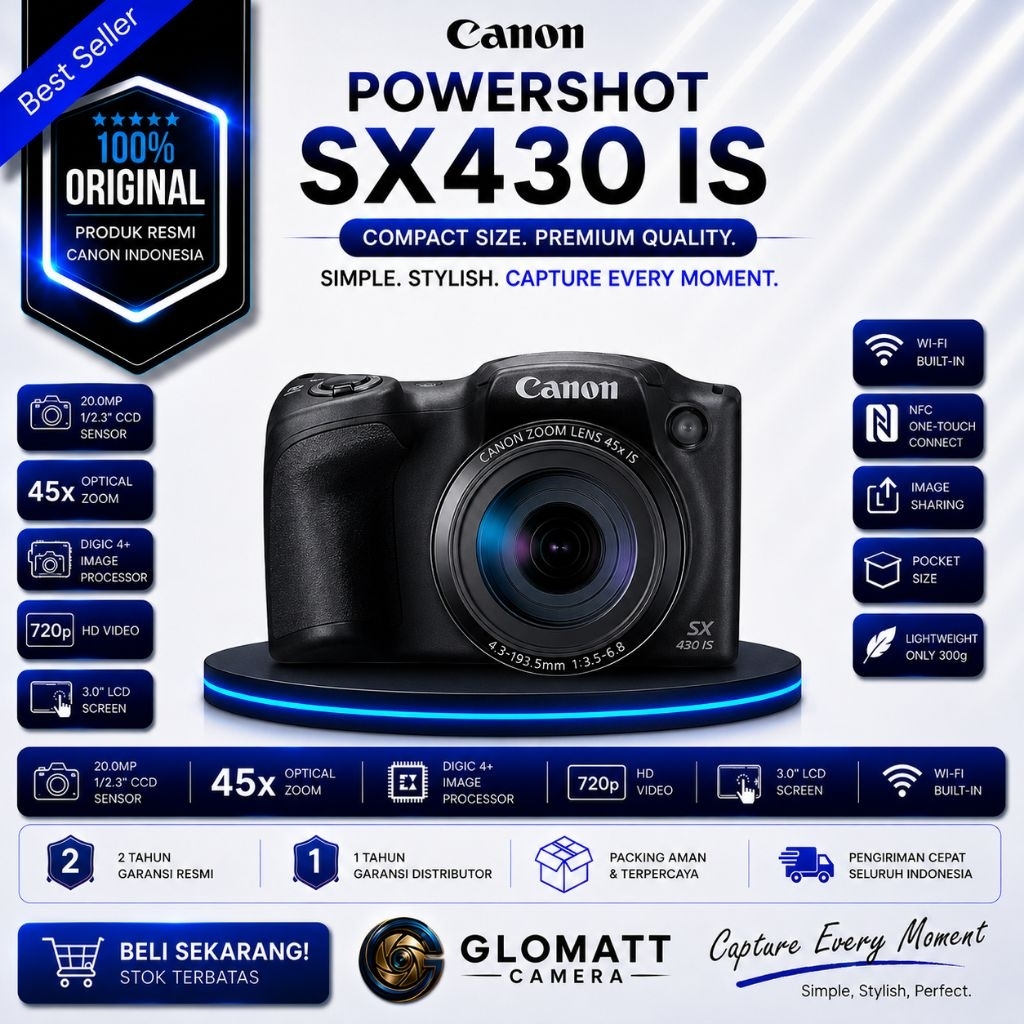 CANON POWERSHOT SX430 IS / CAMERA CANON POWERSHOT SX430IS / CANON SX430 IS