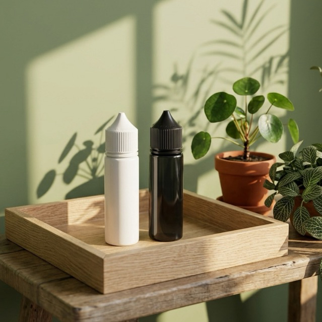 Botol Chubby 60 ml SLIM Tutup Runcing / Botol Essen / Botol Kosong Gorilla