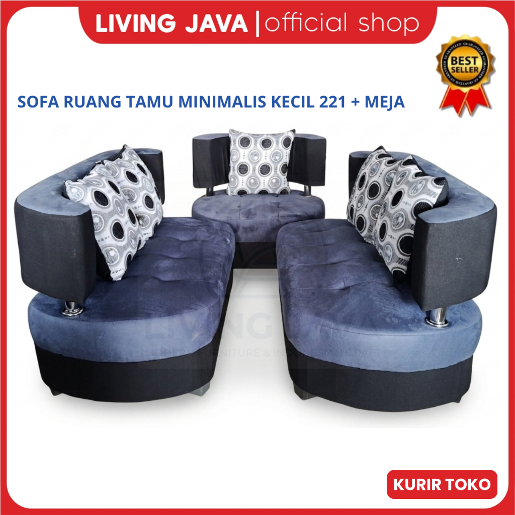 SOFA 221 RUANG TAMU SOFA RUANG TAMU MINIMALIS KECIL 221 [KHUSUS BANDUNG]