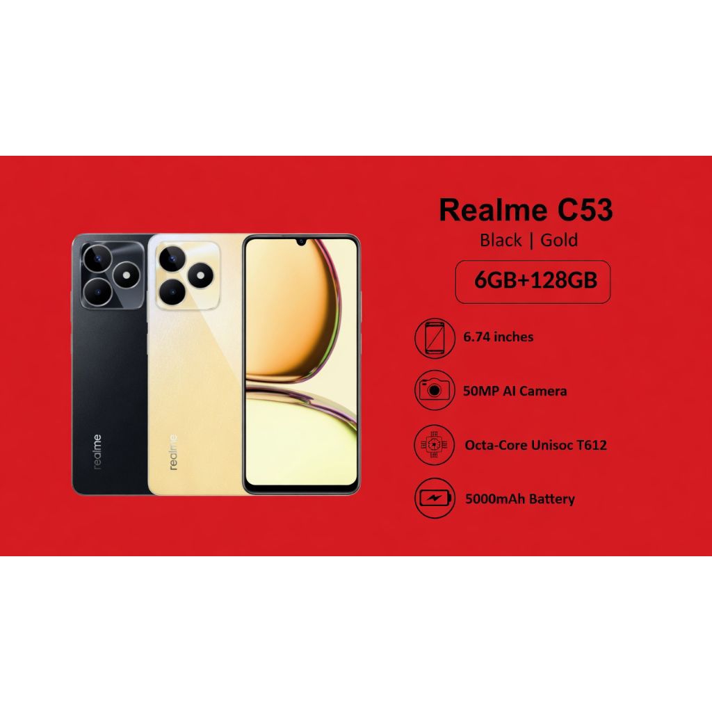 Realme C53 NFC 6GB/128GB Second Original Mulus