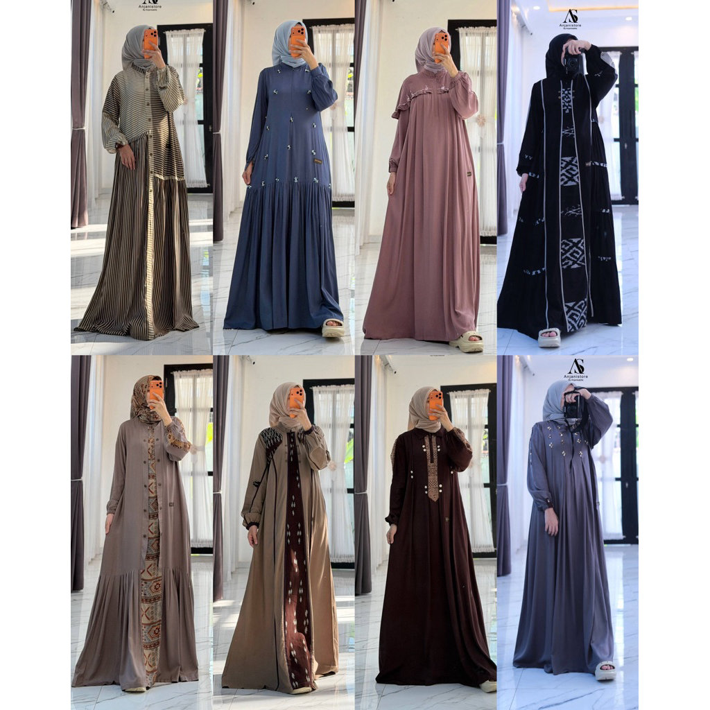 DRESS TWILL ORI ANJANI ((READY))