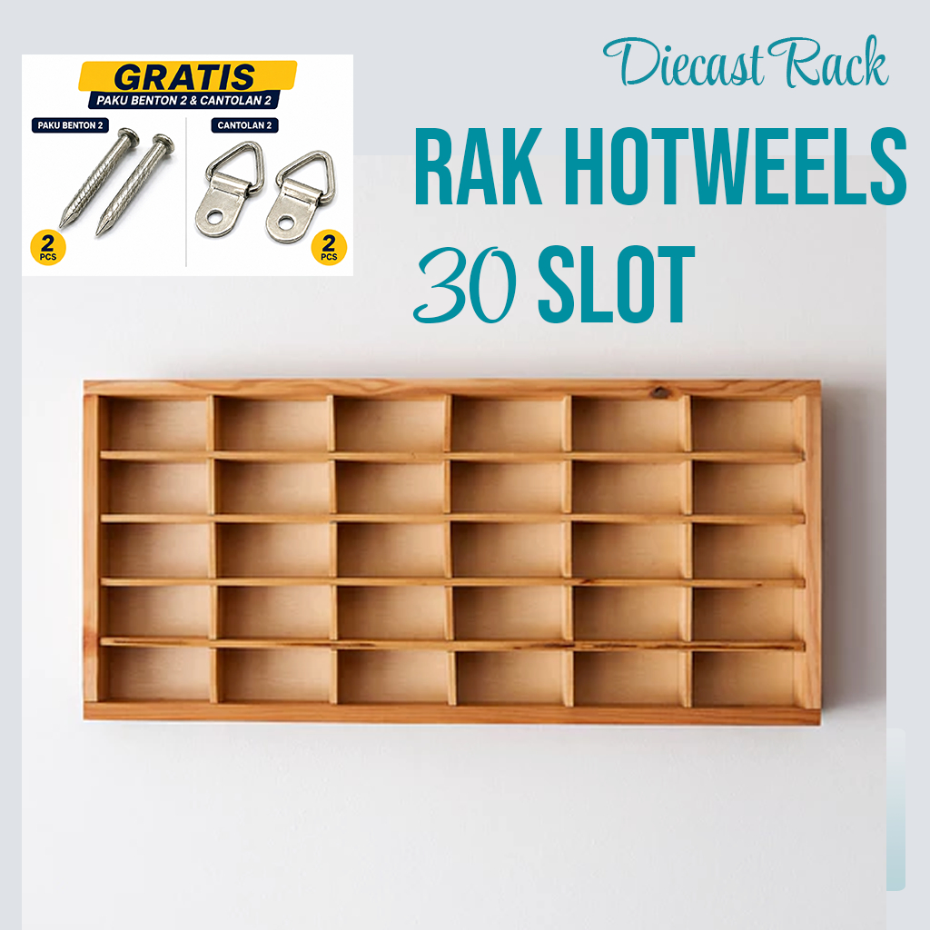 Rak diecast mainan mobil terhemat