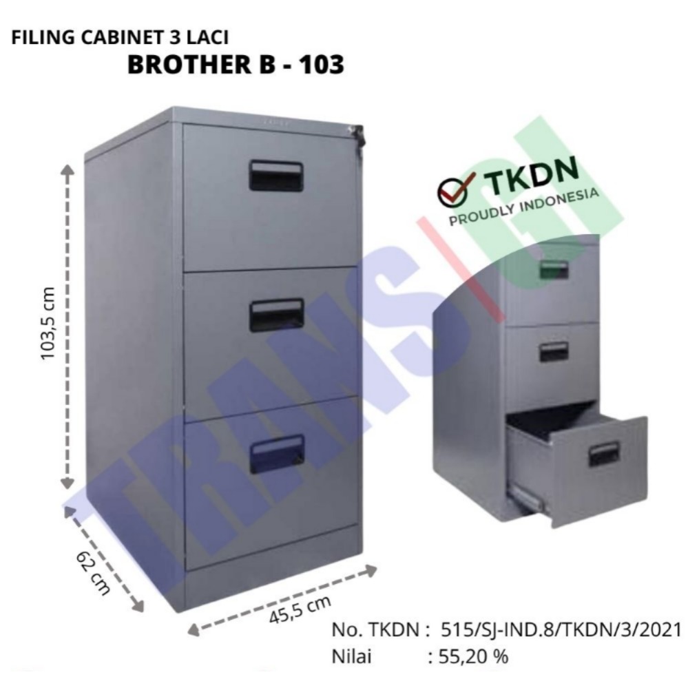 Filling Cabinet 3 Laci BROTHER B - 103
