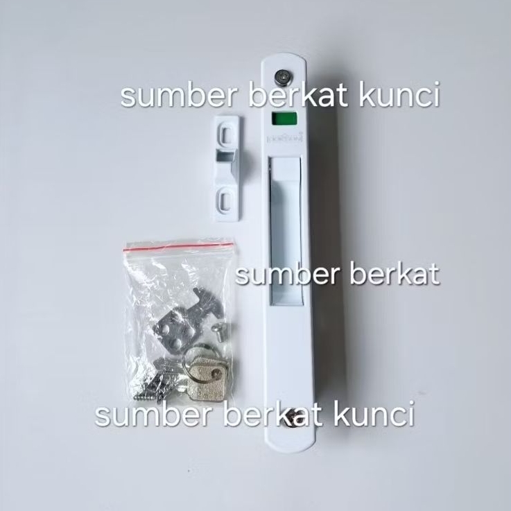 kunci sliding dekson ra6 , kunci sliding aluminium dekson ra6 putih