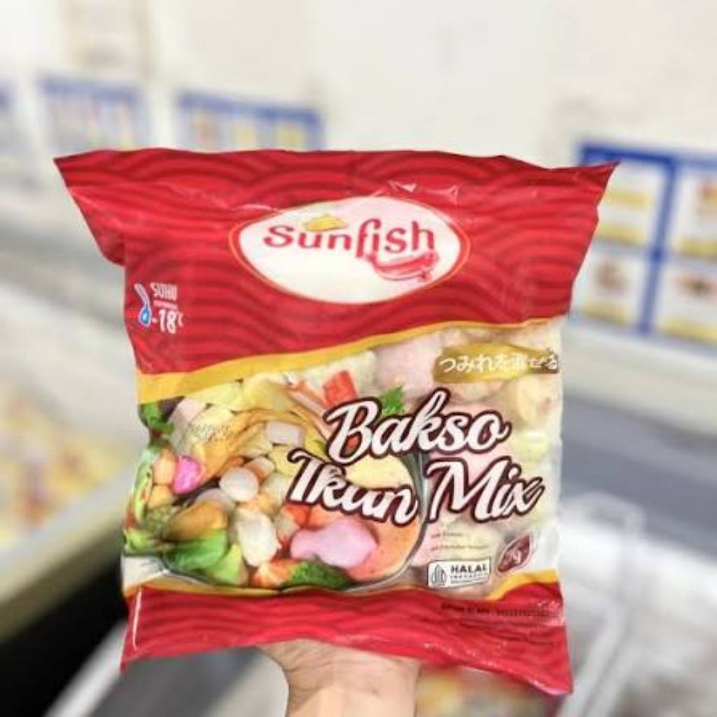 Bakso Ikan Mix Sunfish Seafood 500gr