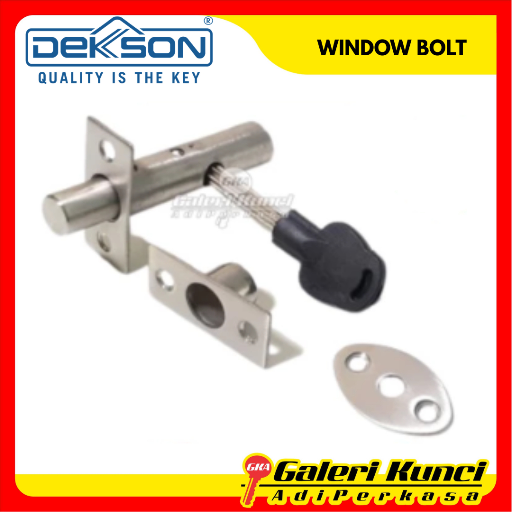 Window Bolt Dekson Dekkson With Key Grendel Jendela